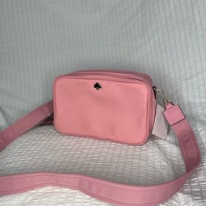 KATE SPADE  JAE Light pink crossbody /shoulder NYLON bag new